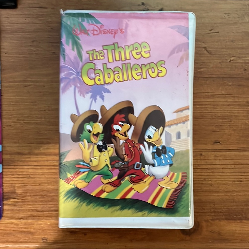 The Three Caballeros VHS movie.